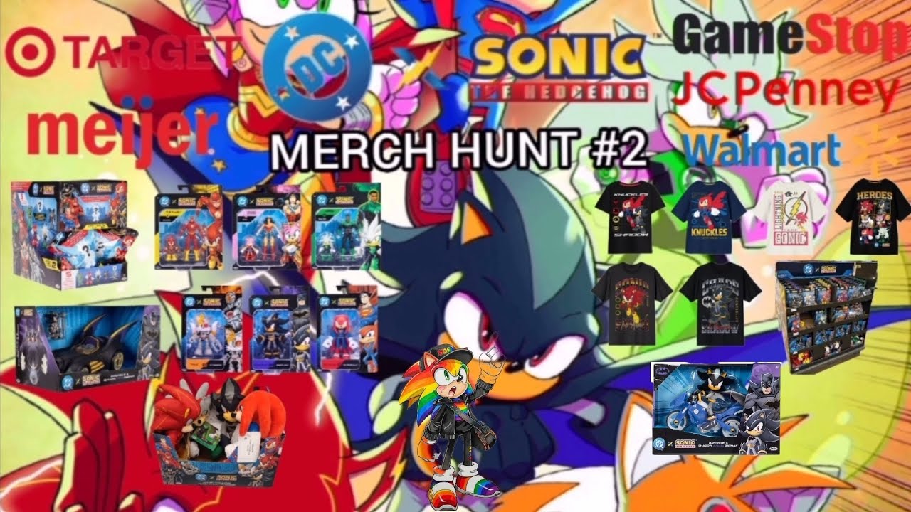 DC X Sonic the Hedgehog Merch Hunt #2