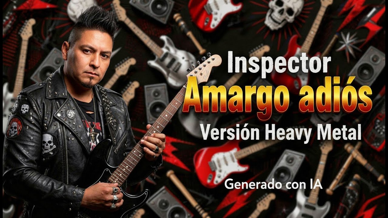 Inspector – Amargo Adiós | Cover IA Heavy Metal 2000s poderoso