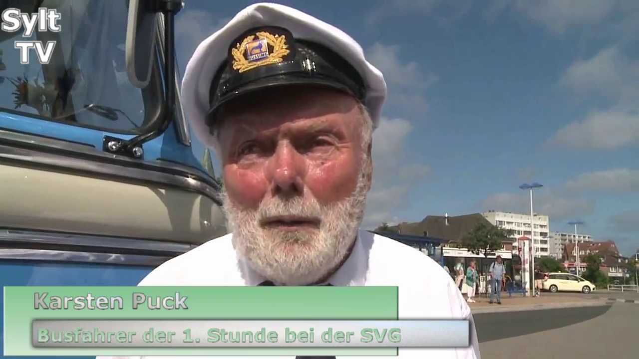 Historische Syltrundfahrt mit 15 Oldtimerbussen anlässlich des SVG Jubiläums