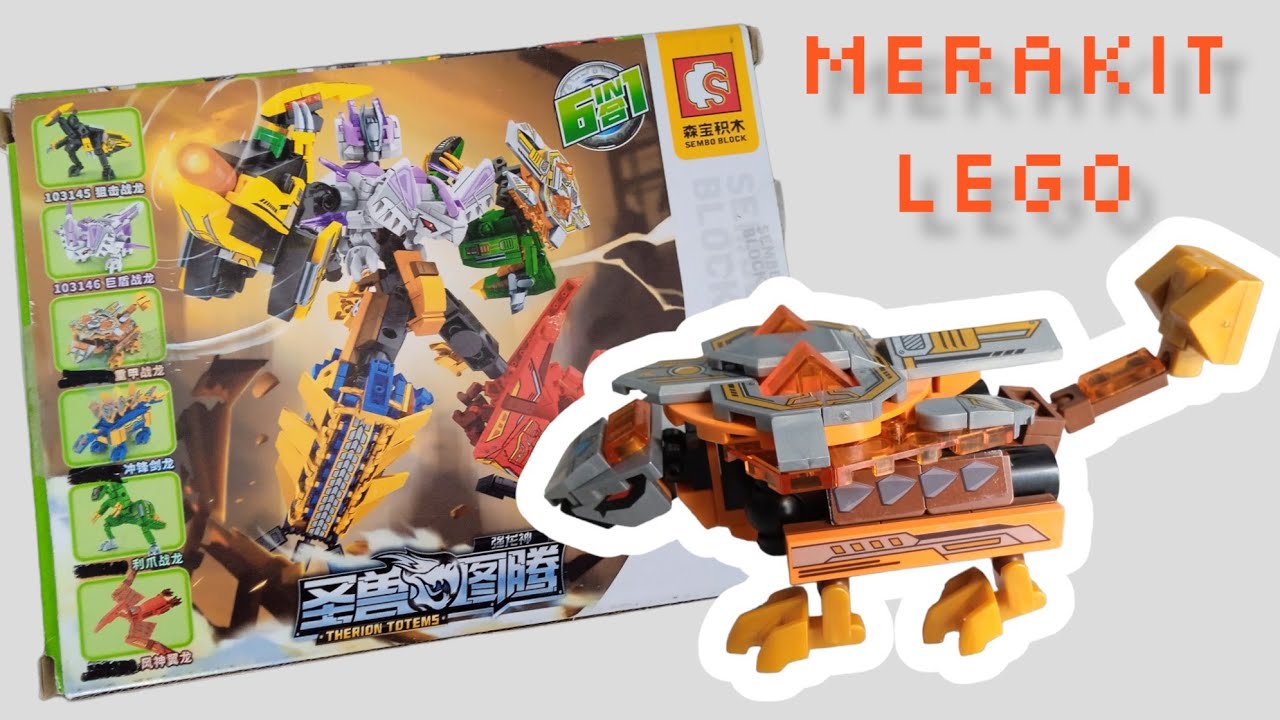 Wow!!! Merakit Lego Transformers || Speed Build Lego Sembo Block Therion Totems part 3
