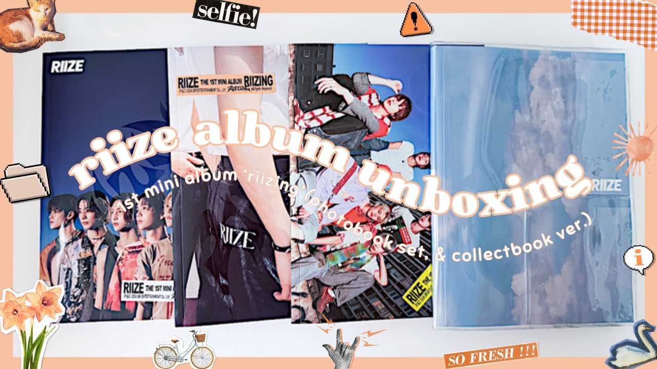 [ALBUM UNBOXING] RIIZE 라이즈 - 1st Mini Album ‘RIIZING’ (Photobook & Collectbook Ver.) 🧡