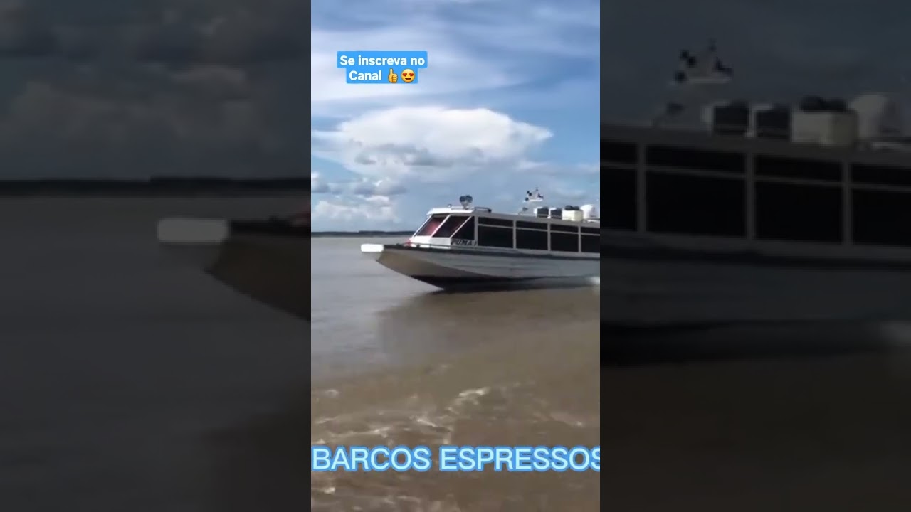 EXPRESSO PUMA I SUBINDO O RIO SOLIM&Otilde;ES #barco #expresso #veloz #motor #amazonas #bomjesus #viral