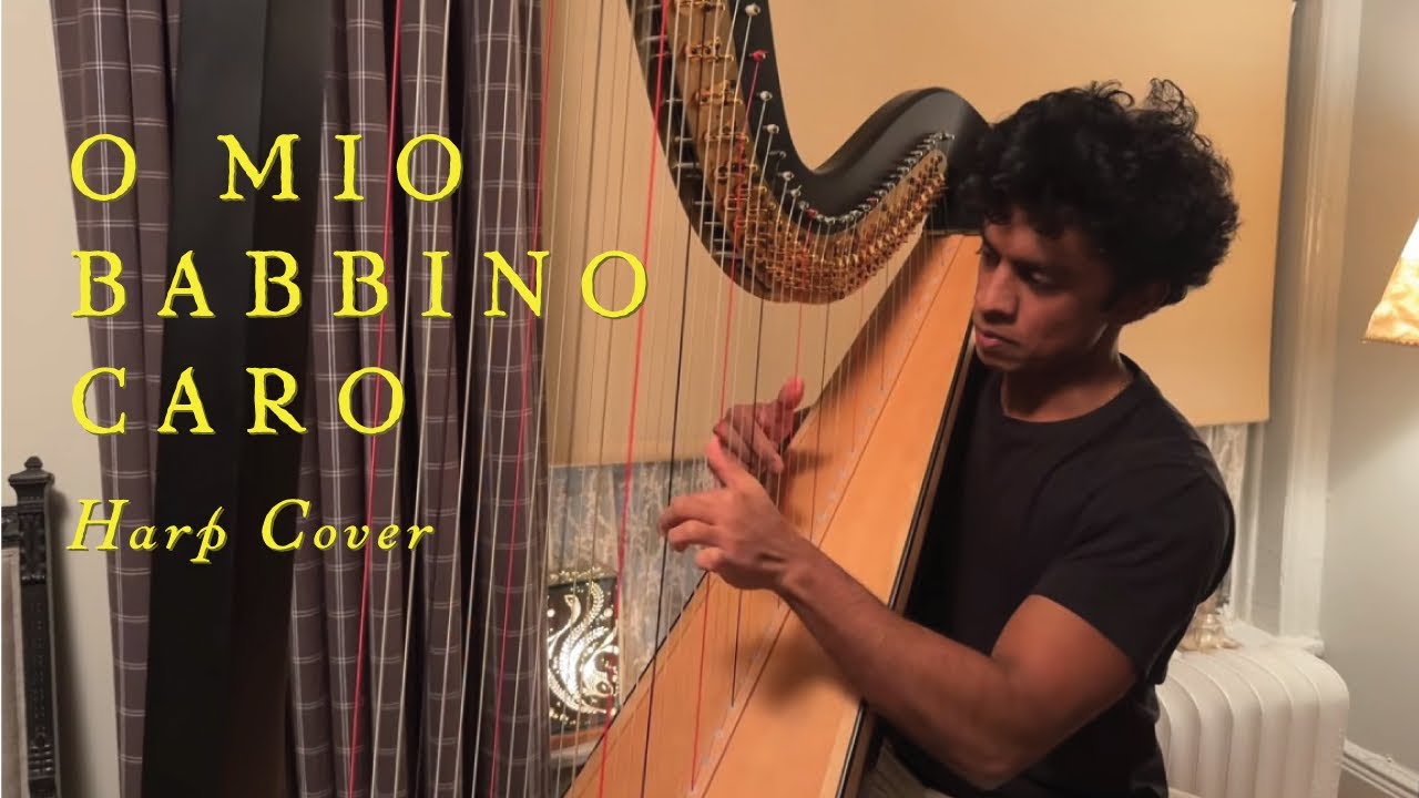O Mio Babbino Caro - Puccini (Solo Harp Cover) - Rajiv Surendra