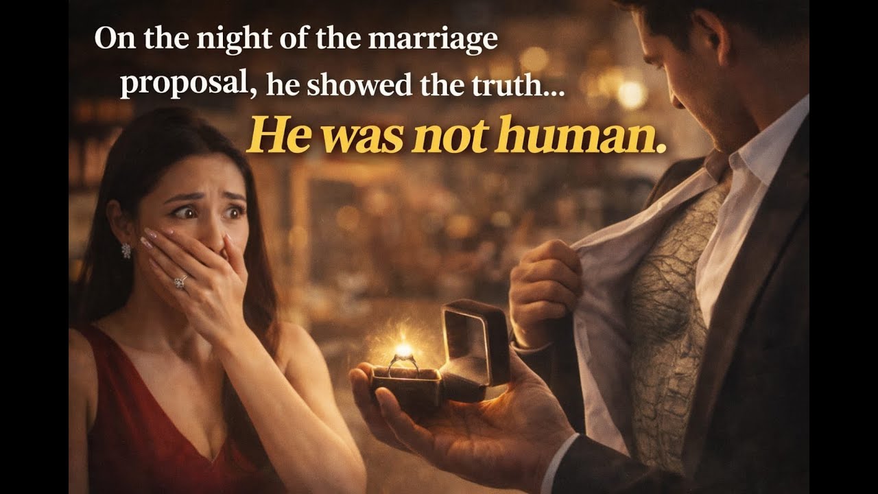 On the night of the marriage proposal, he showed the truth...He was not human