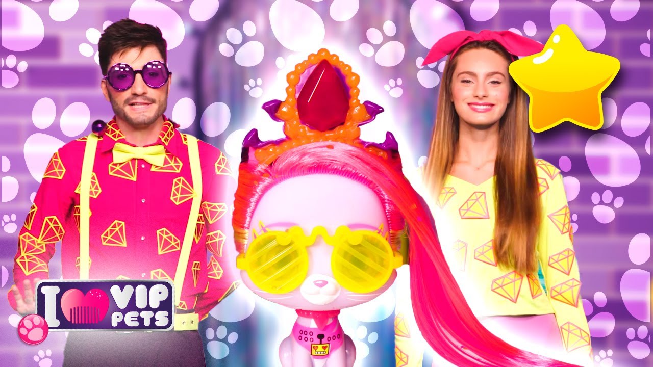 🌃⭐ NÉON À FOND ⭐🌃 VIP PETS 🌈 Salon de coiffure de Fabio & Fabia 💇🏼 DESSIN ANIMÉ pour ENFANTS