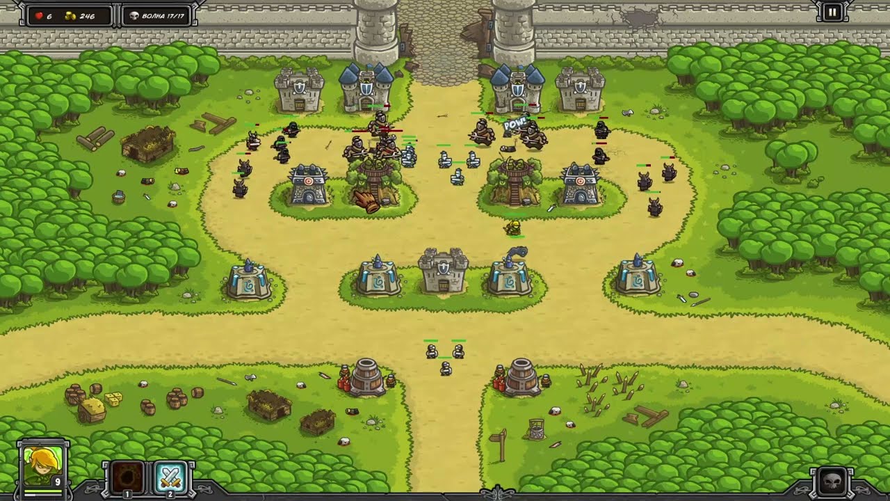 Проходження Kingdom Rush без коментарів 