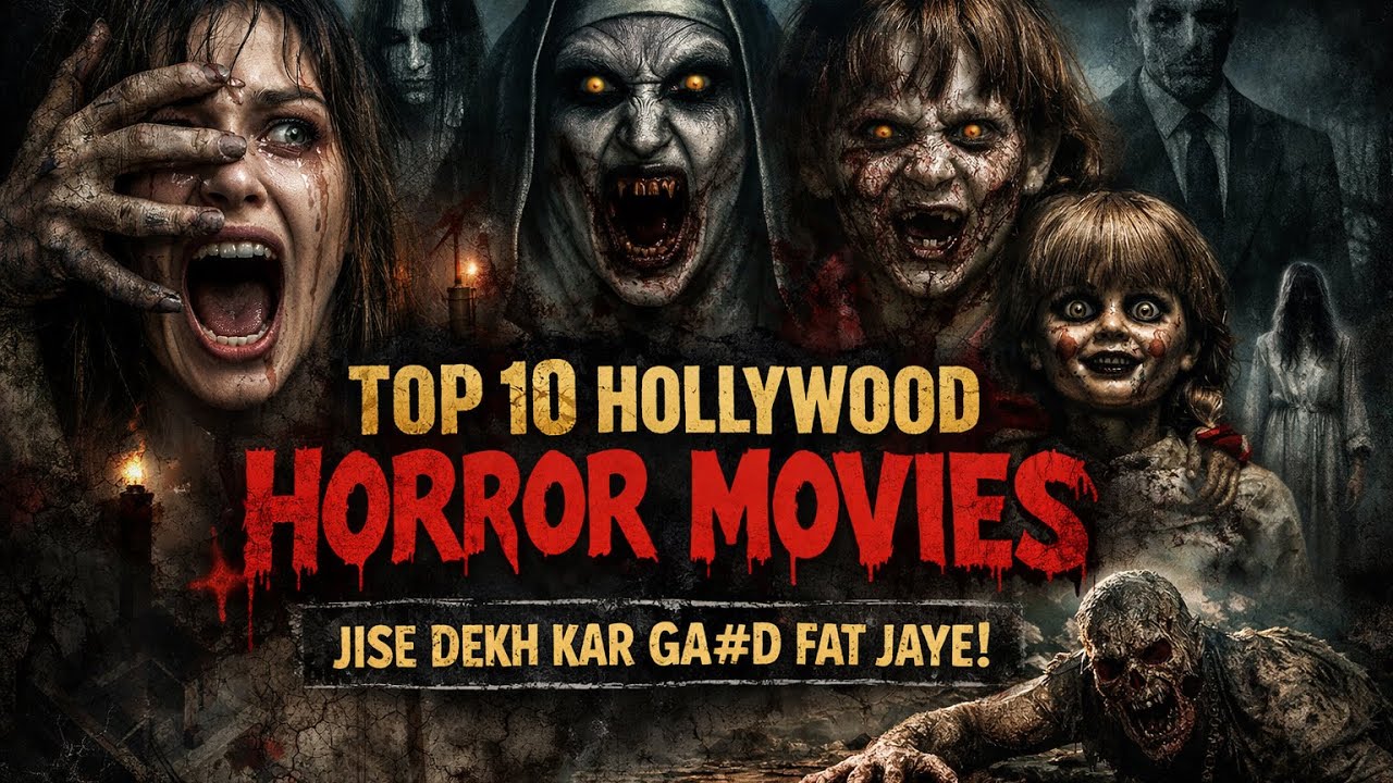 Top 10 Hollywood Horror Movies in Hindi Dubbed On Netflix Amezan Prime YouTube 2026 