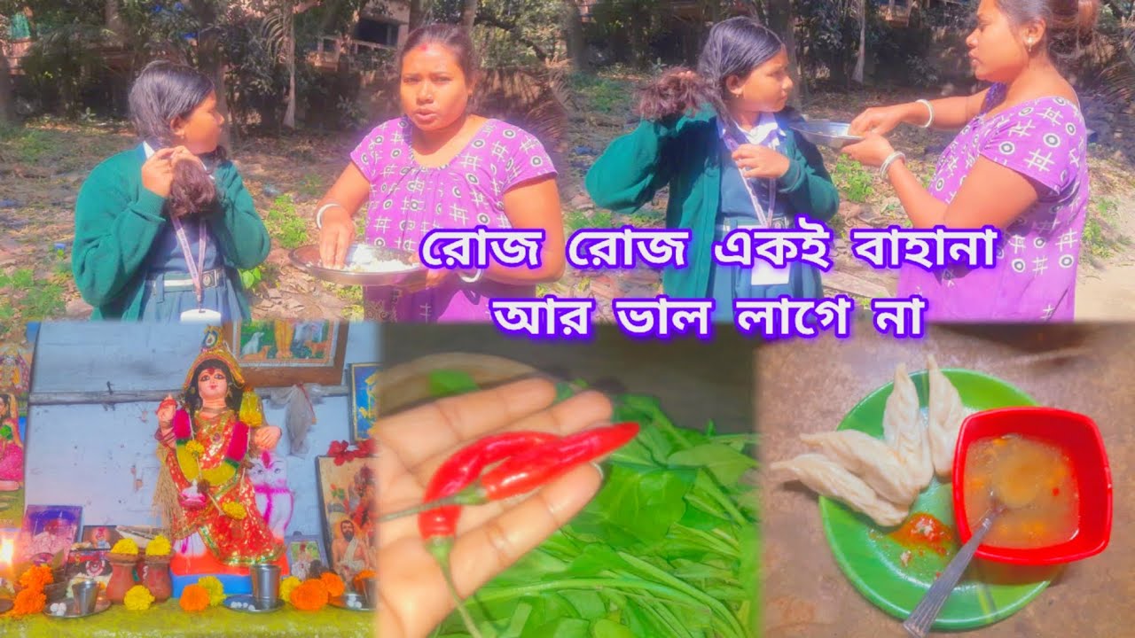 MJ Family vlog। এই খাব না ওই খাব না দিন দিন মেয়ের বাহানা বেড়েই চলেছে। রাতে ভাত না খেয়ে মোমো খেল।