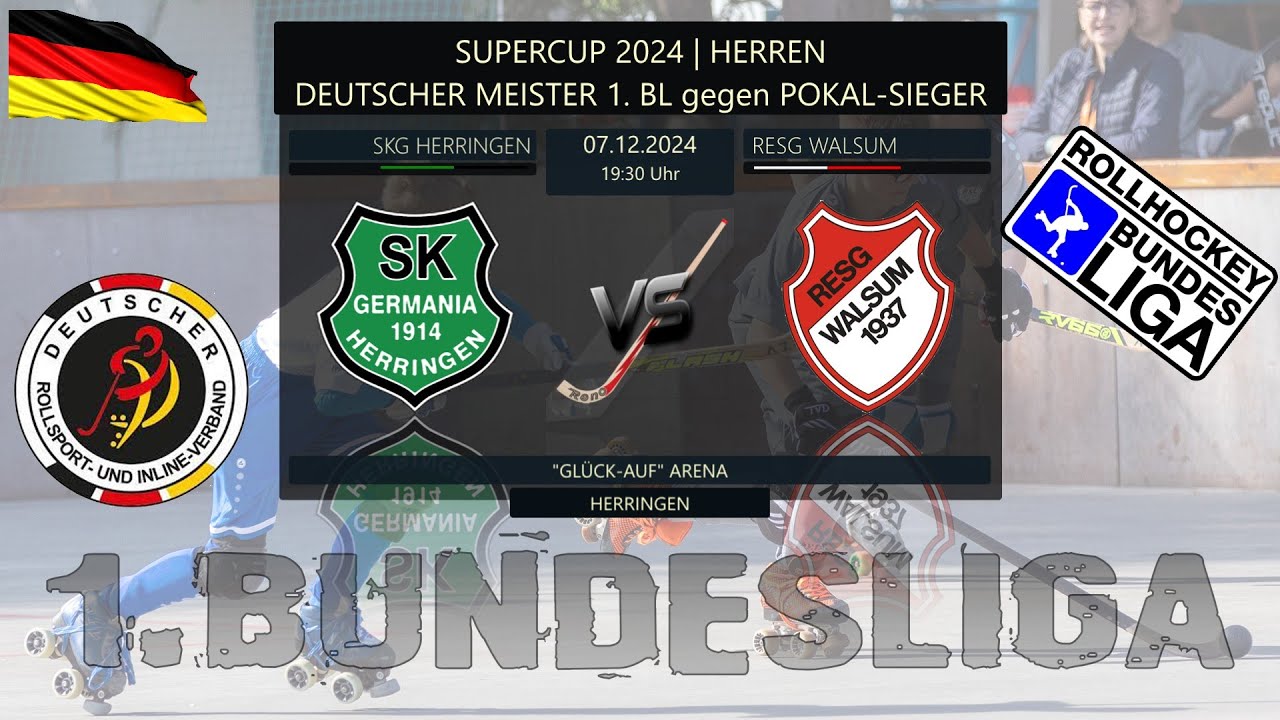 #10 🏑 ROLLHOCKEY SUPER-CUP | HERREN | 🏆 SK Germania Herringen ↔️ RESG Walsum
