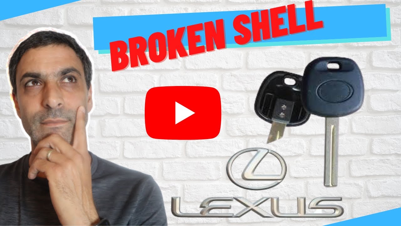 Broken Key Shell on Transponder Lexus Key! How to replace a Lexus Key Shell?