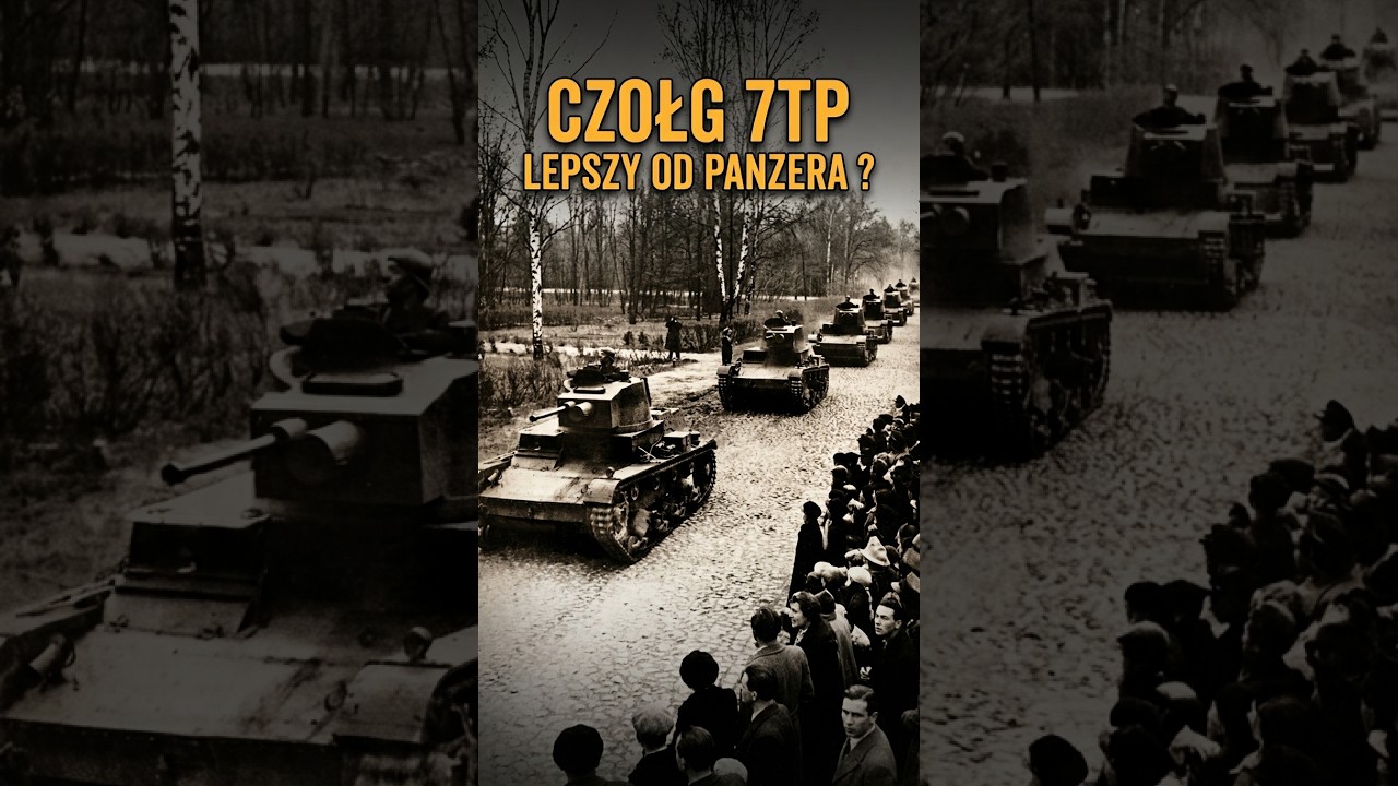 Lepszy niż niemieckie czołgi? Polski 7TP #history #historia #ww2 #ciekawostki #facts