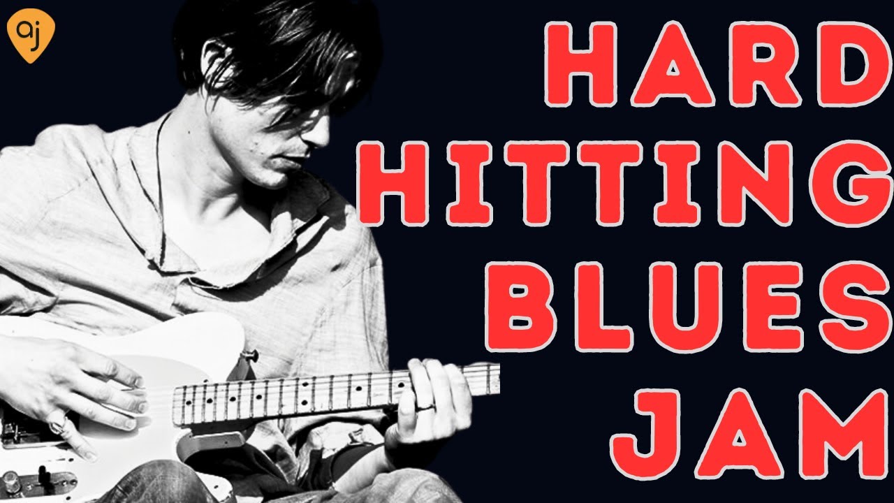 🎸 HARD HITTING&nbsp;BLUES Jam&nbsp;Track&nbsp;in&nbsp;D&nbsp;Minor | Guitar Backing Track (60 BPM)