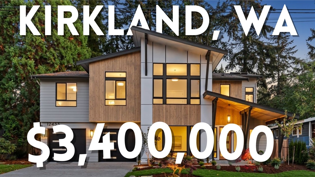 Merit Homes | RYO Lot 1 | 4,106 SF | 5 Bedroom | Seattle | Kirkland, WA | Offered at $3,399,850