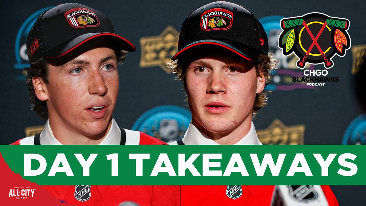 What We LEARNED From Day 1 of the Chicago Blackhawks Prospect Showcase | CHGO Blackhawks