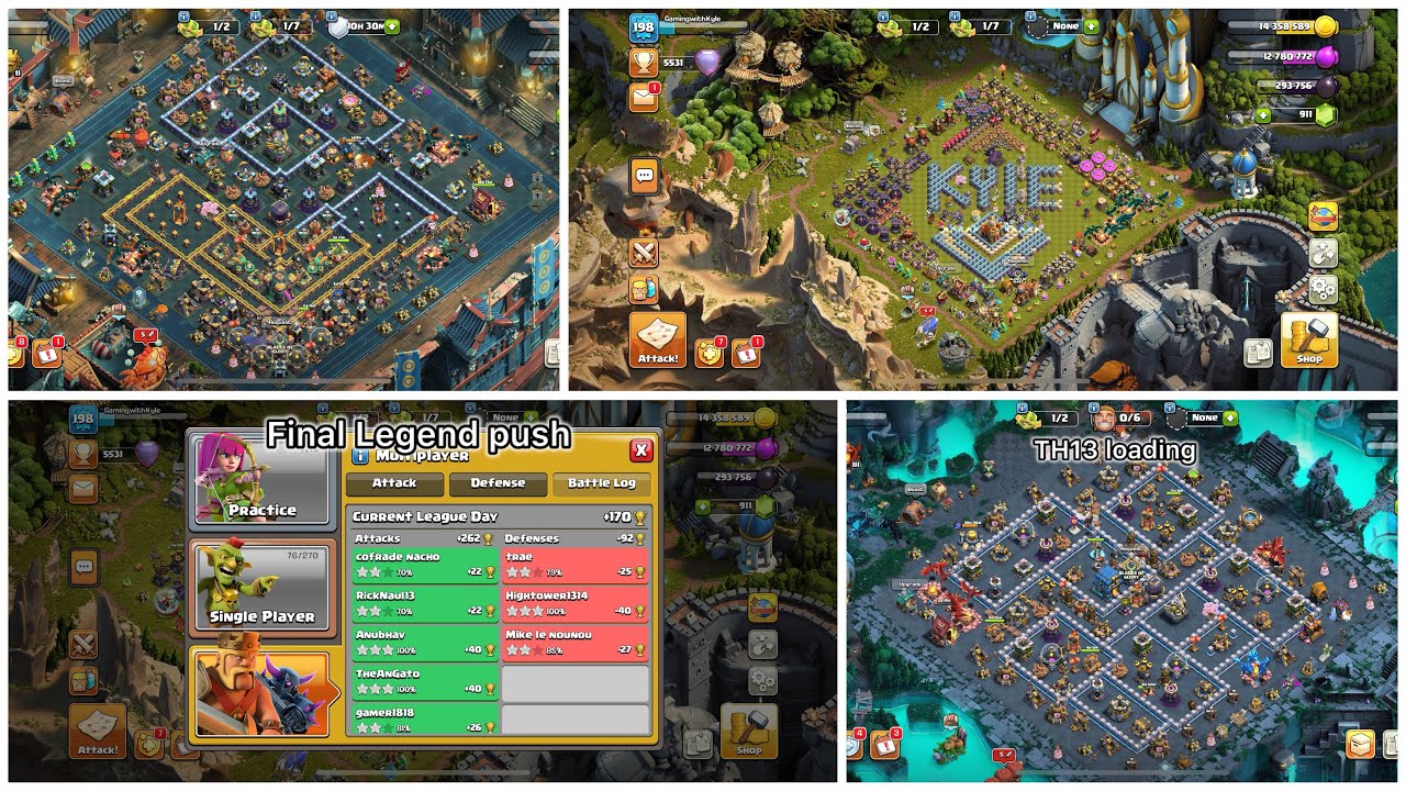 Episode 58 3 for 1 Let&rsquo;s play TH16,TH14,TH12 Final legend push, solo TH13 coming soon 😸