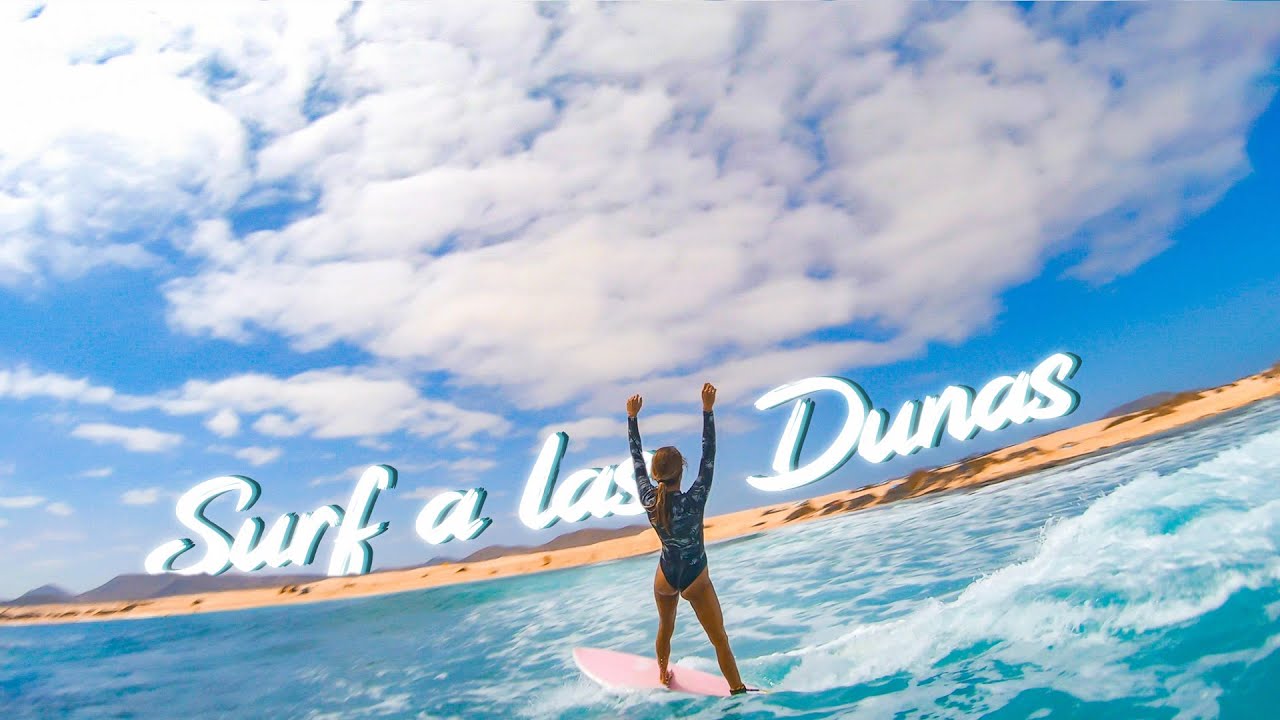 Surf alle magiche Dune di Corralejo - Fuerteventura Surf - Cinematic FPV Drone 4k