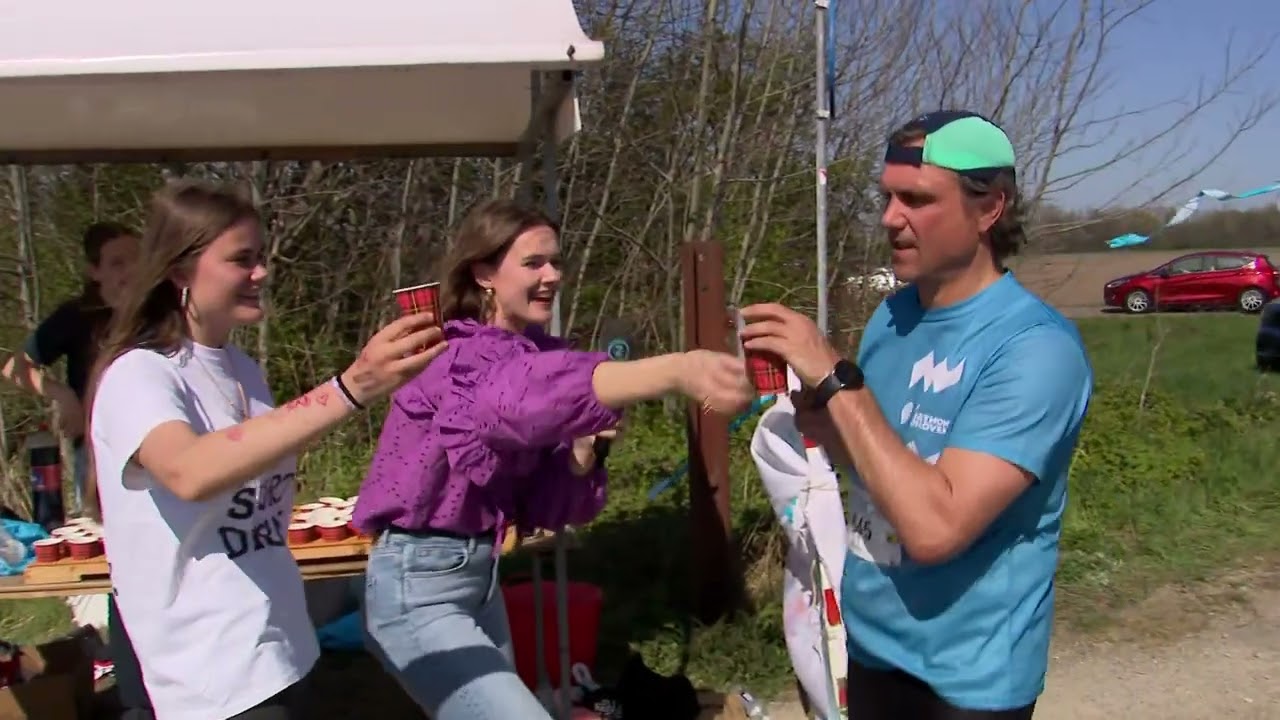 Marathon Zeeuws-Vlaanderen... het was warm vandaag!