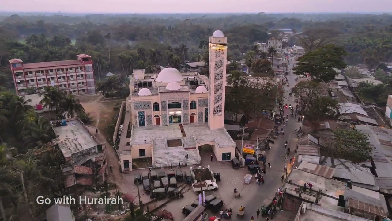  ফকিরহাট বাজারের মনোরম দৃশ্য | Drone Shot | Bagerhat || Fakirhat bazar || Drone view