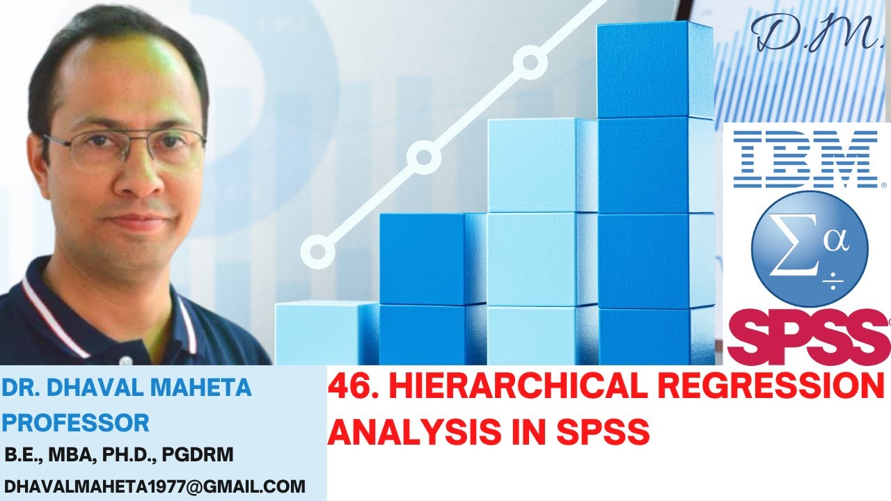 46. Hierarchical Regression Analysis in IBM SPSS || Dr. Dhaval Maheta
