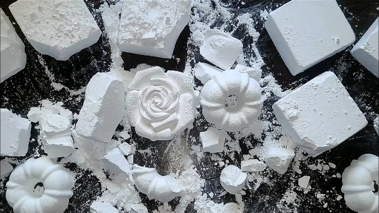 🎧 1Hour Mass Gym Chalk Crumbles Compilation🤍Deep Dyed Powdery Dust ASMR🤍