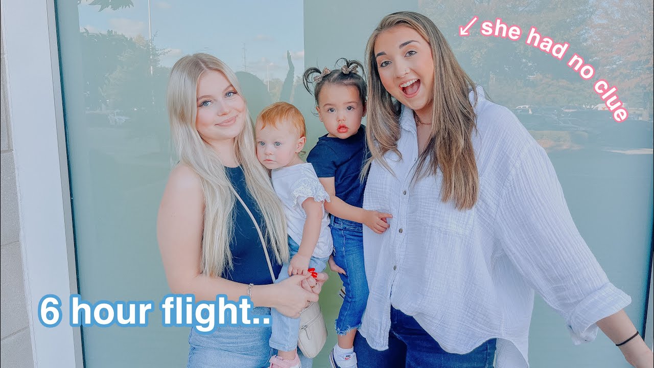 Flying Across Country To SURPRISE My BESTIE!