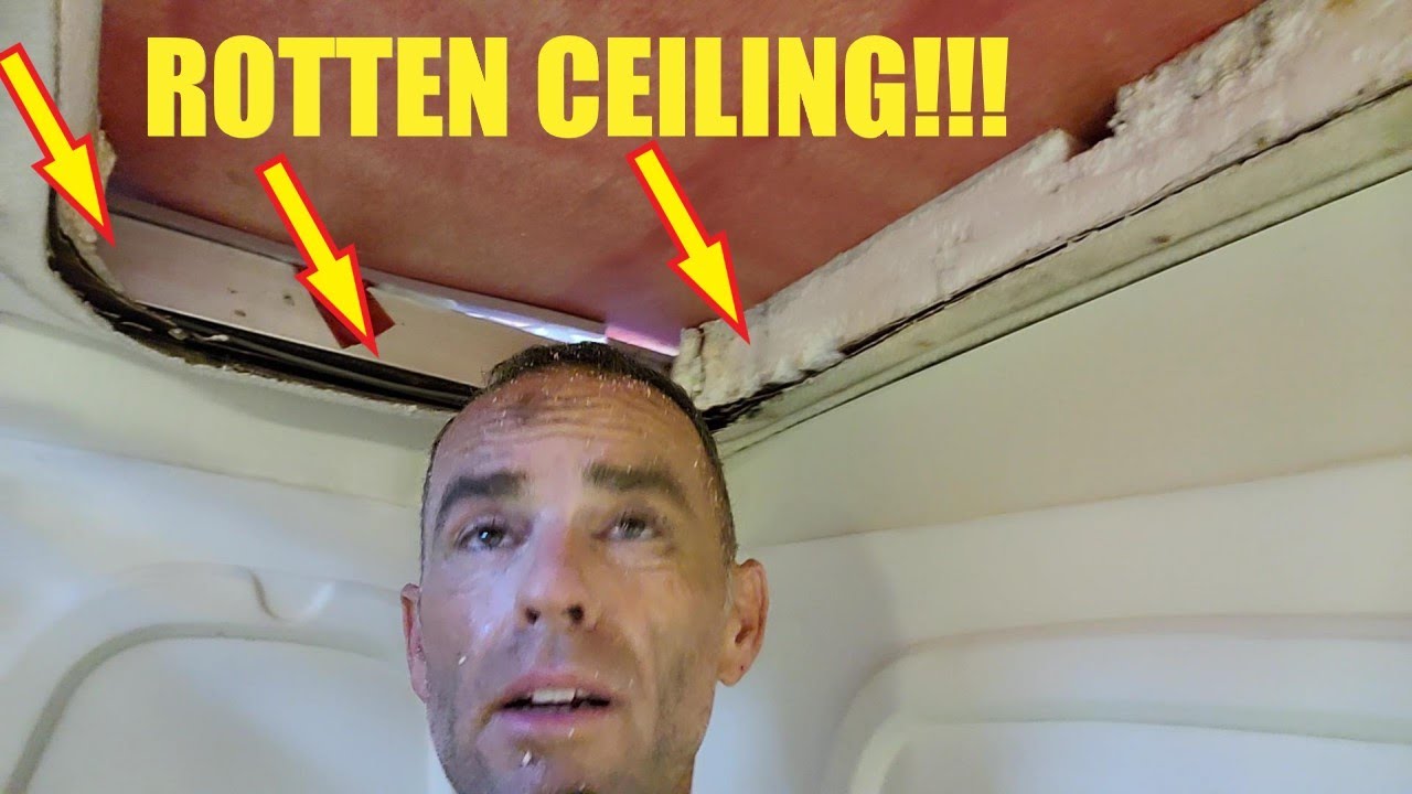 A New Shower Ceiling and Roof on a 1999 Winnebago?