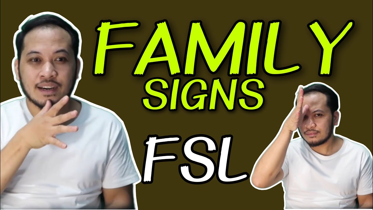 KURTV | FILIPINO SIGN LANGUAGE TUTORIAL | FAMILY SIGNS 🤟