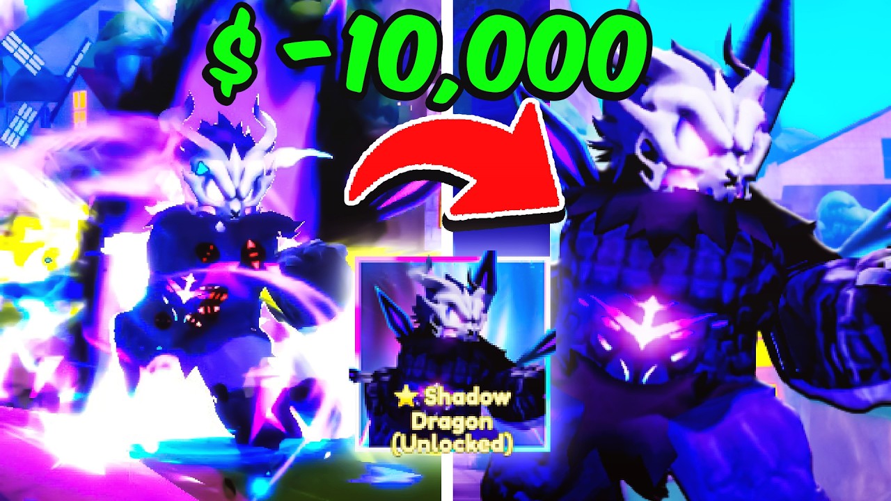Spending $10,000+ Robux To Evolve 0.1% SHADOW DRAGON in Anime Defenders