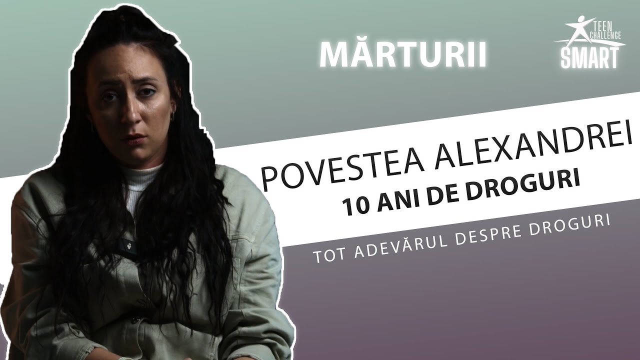 Povestea Alexandrei - 10 ani dependentă de iarbă, legale și heroină