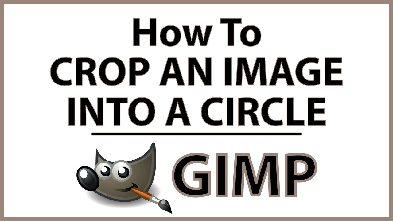 GIMP: Как обрезать изображение по кругу с помощью GIMP