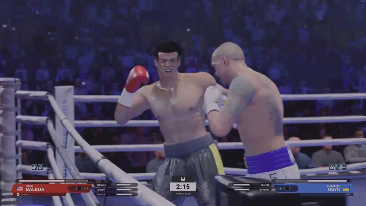 Undisputed Rocky balboa modo carrera vs usyk parte 1 PS5
