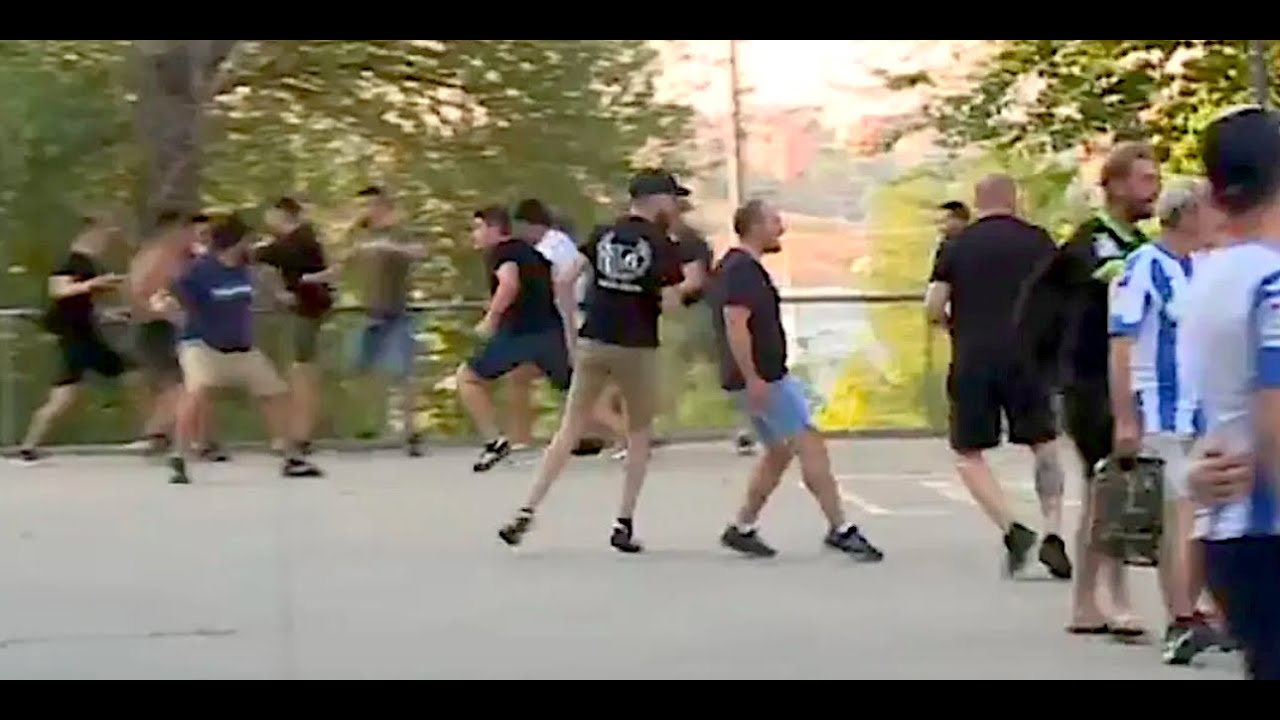 PELEA ENTRE RADICALES DEL C.D. LEGANÉS Y EL GETAFE C.F.