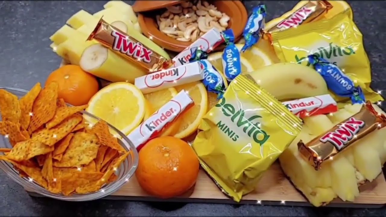 تزين بلاطو فواكه سهل وبسيط Tuto rapide pour r&eacute;aliser un Joli plateau de fruits