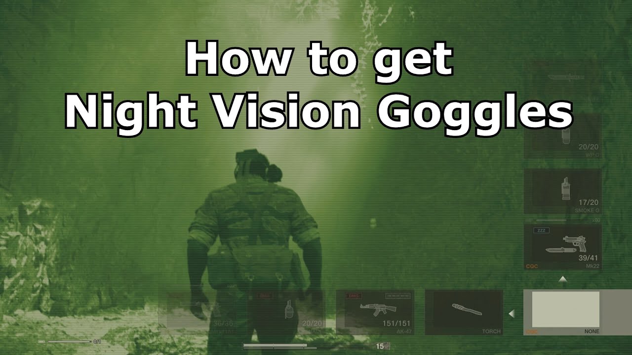 Metal Gear Solid Delta Snake Eater - How to get Night Vision Goggles