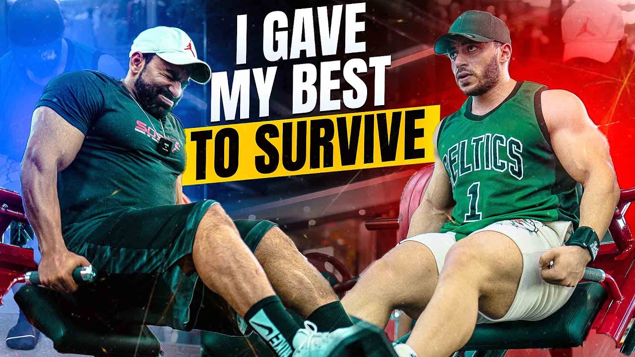 AND I SURVIVED TILL LAST REP | LEGS WORKOUT (PART -2)
