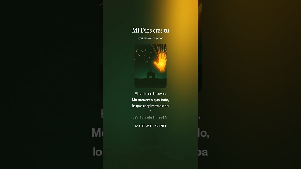 Mi Dios eres tu