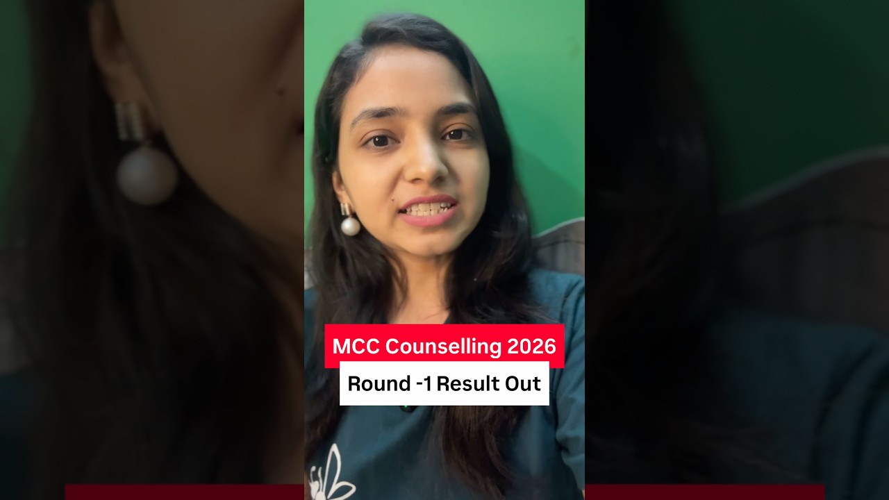 🚨 MCC Round 1 Result 2026 OUT? 😱 NEET UG Seat Allotment Big Update!