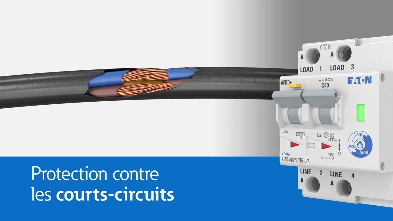 Appareillage modulaire de détection de défauts d’arc, Protection des lignes | Eaton