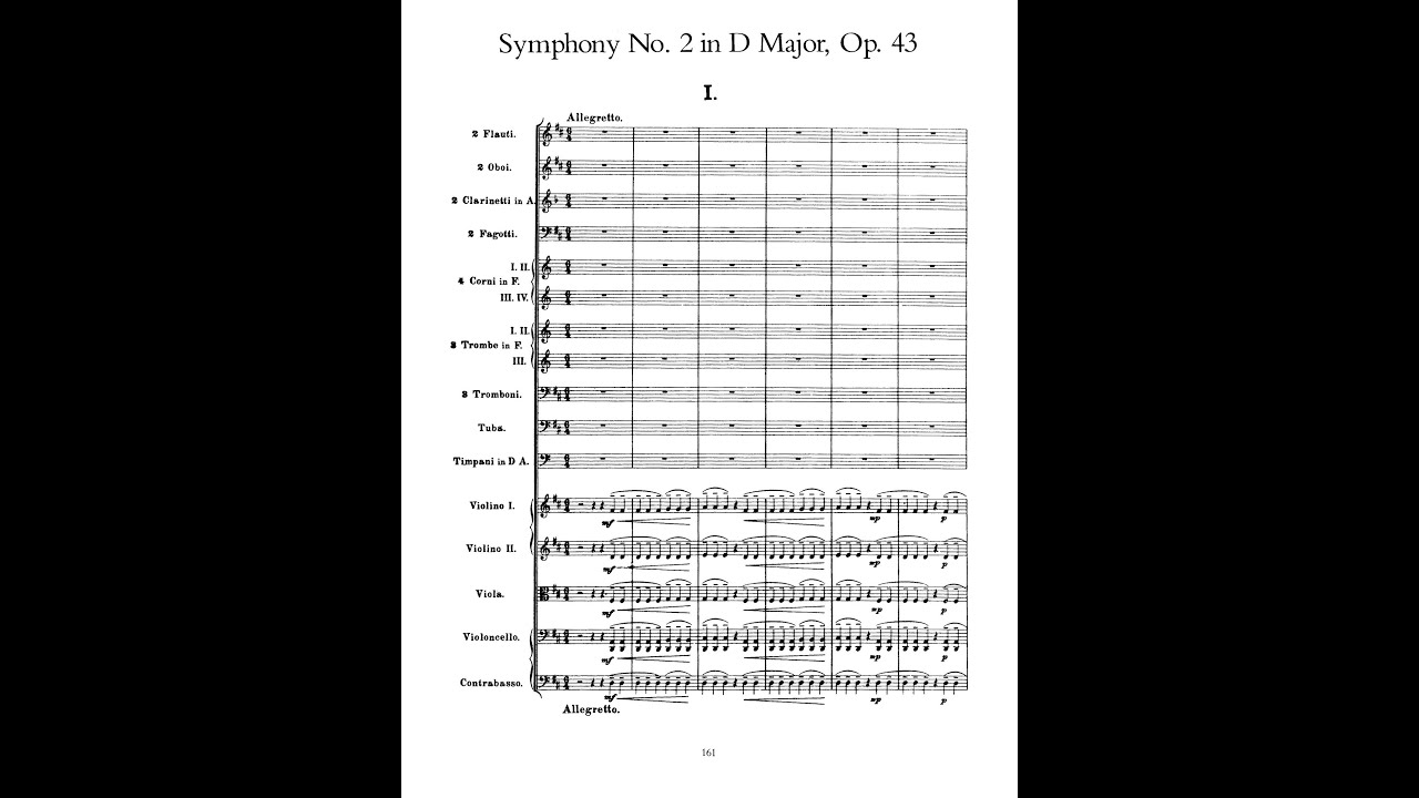 Sibelius Symphony No. 2 (Score)