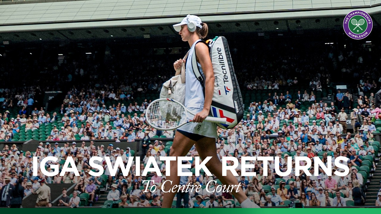 Iga Swiatek makes her return to Centre Court! 🇵🇱 | Full Walkout | Wimbledon 2026