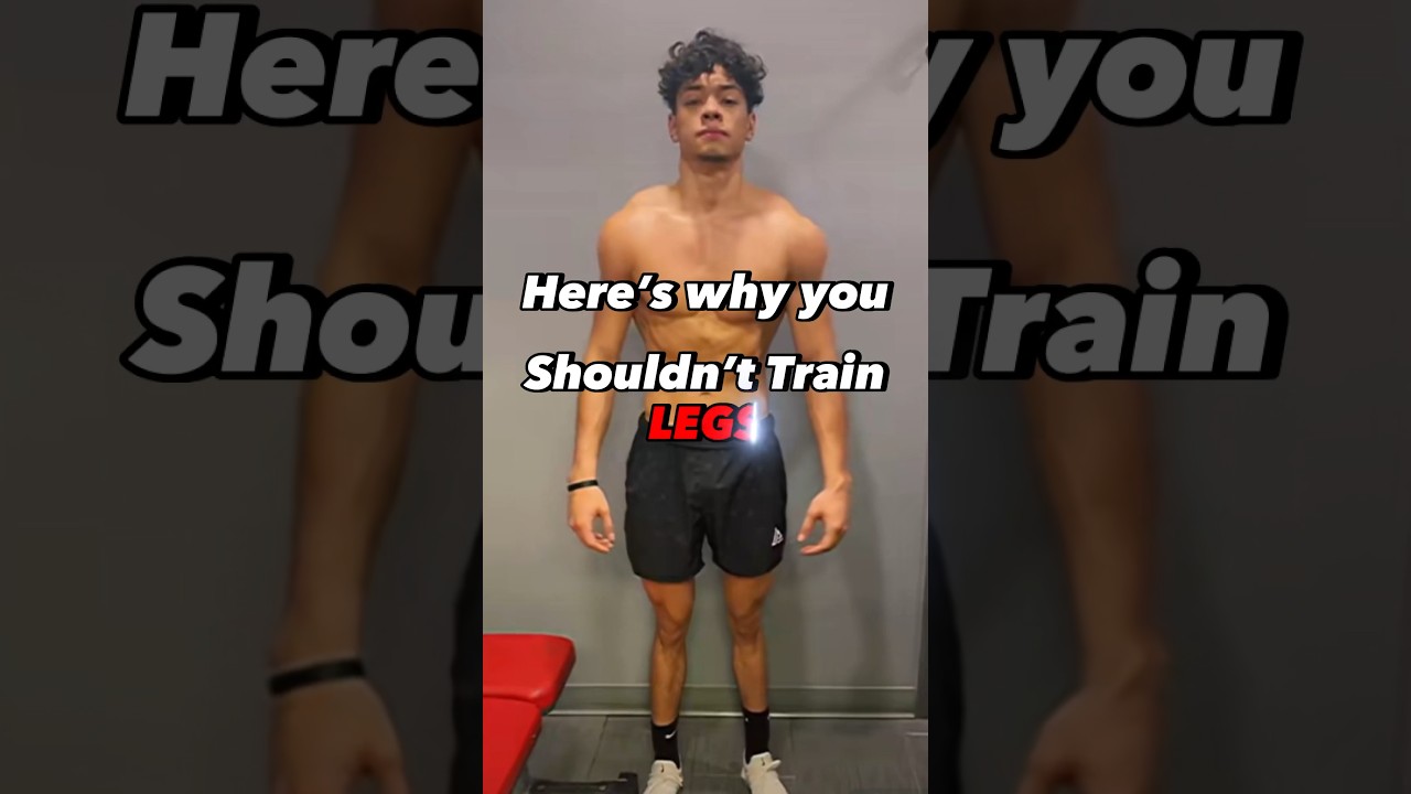 Why you SHOULDN&rsquo;T TRAIN LEGS #bodybuilding #fitness #fitnessshorts #workout #gym #weightlifting
