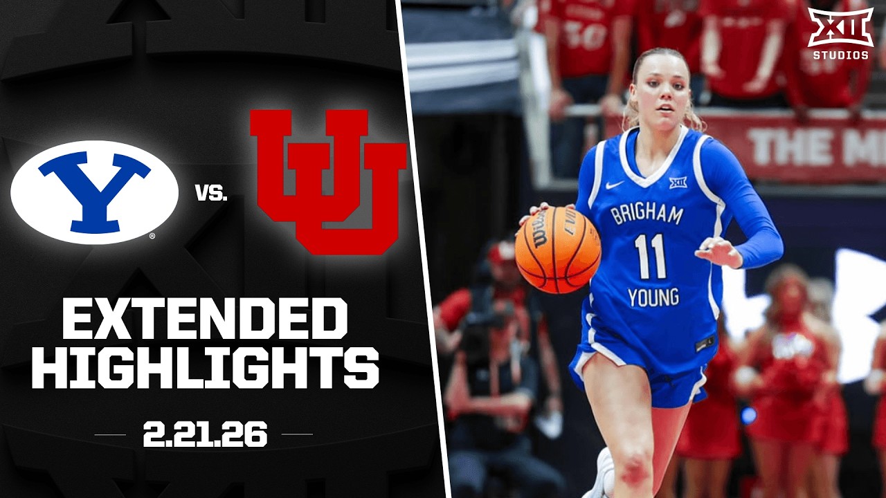 BYU vs. Utah Extended Highlights | 2025-26 Big 12 Women's Basketball