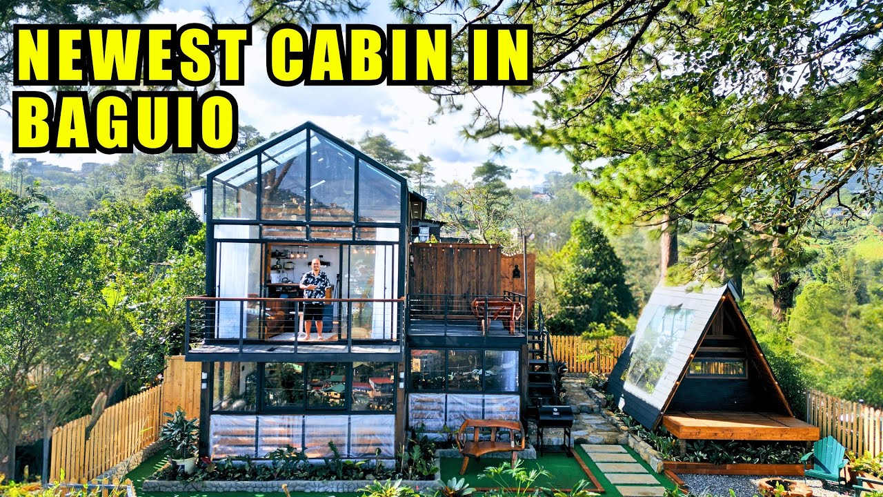 Baguio Glass Cabin / Cabin in The Pines | Airbnb in Baguio City Philippines Vlog
