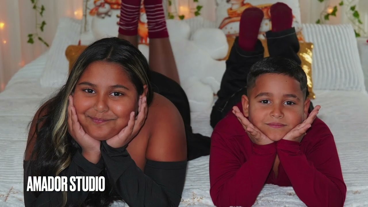 Sesion De Fotos De Navidad De Sebas Y Lorena