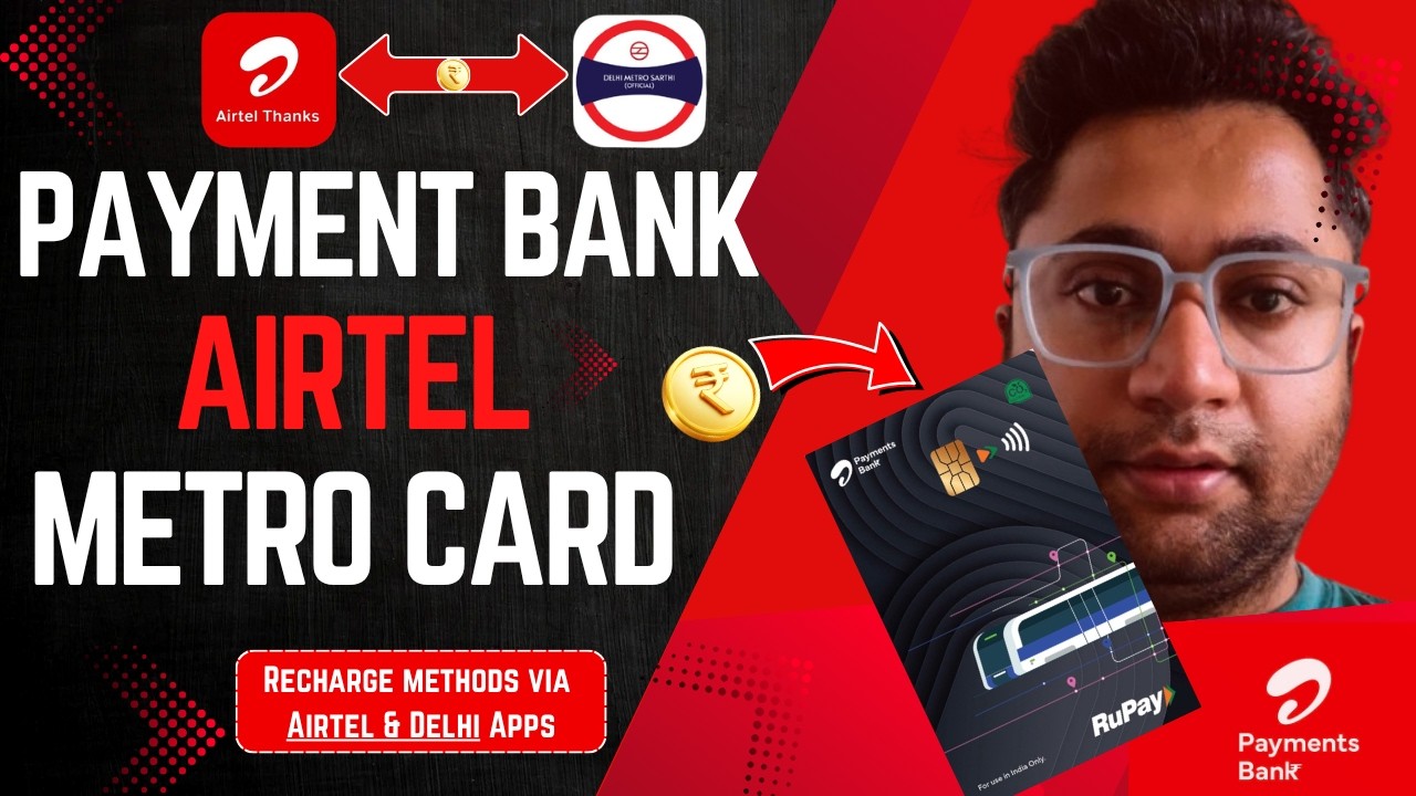 Airtel NCMC Card Recharge Kaise Kare? (Full Guide) - Using Airtel Thanks App | Delhi Metro App