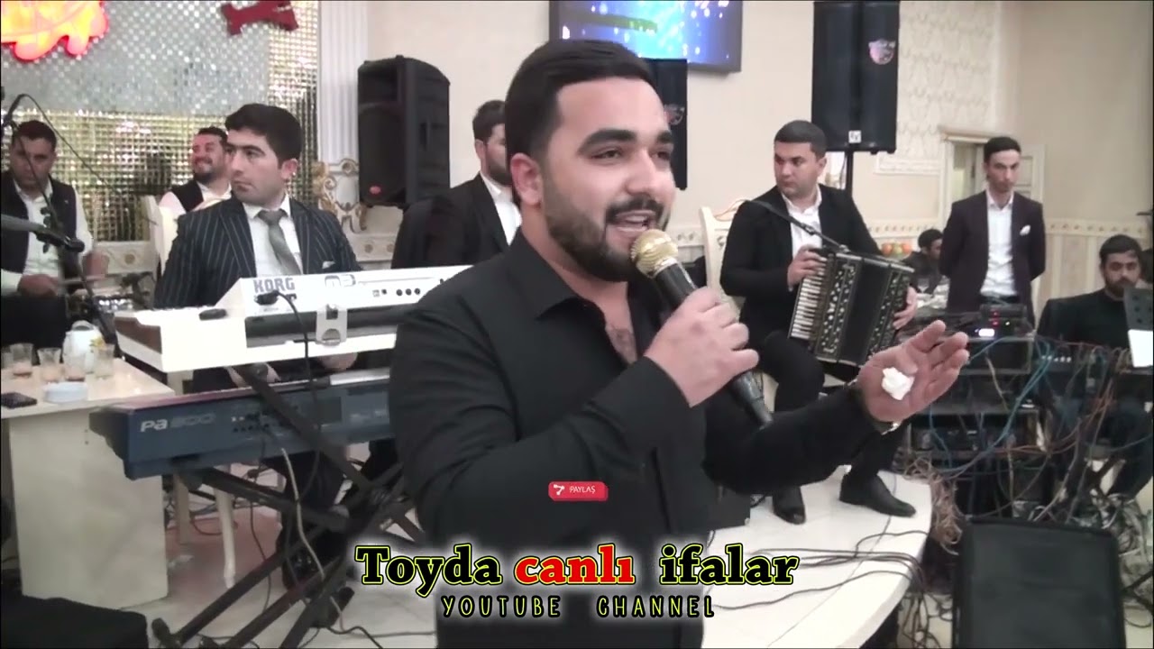 yeni super toy popuri mahnılar oxuyur mügenni Ali Memmedov   Ansamblı Dostlar Qrupu