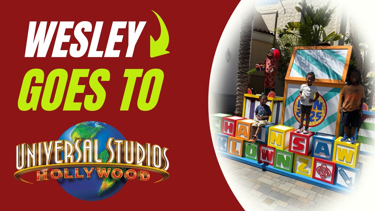 Lil Wes Goes To Universal Studios Hollywood