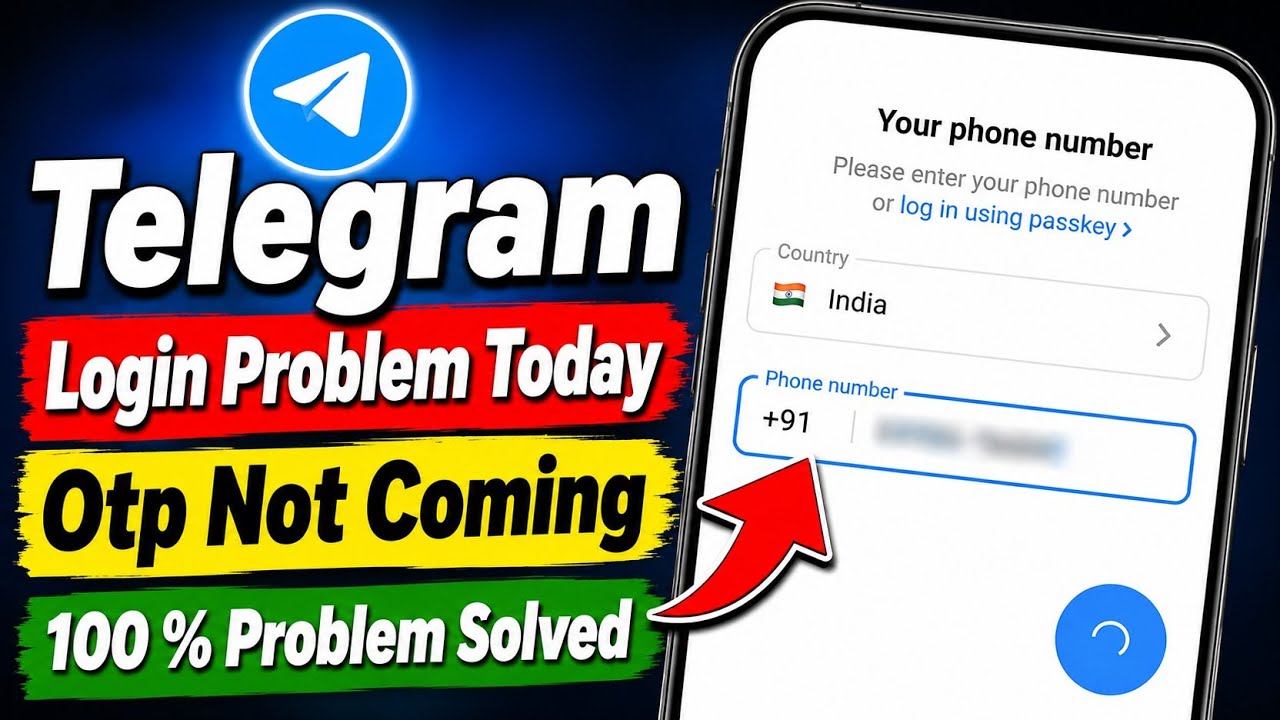 Fix Telegram App Login Problem Today | Telegram App Login Otp Not Coming | Telegram Login Problem