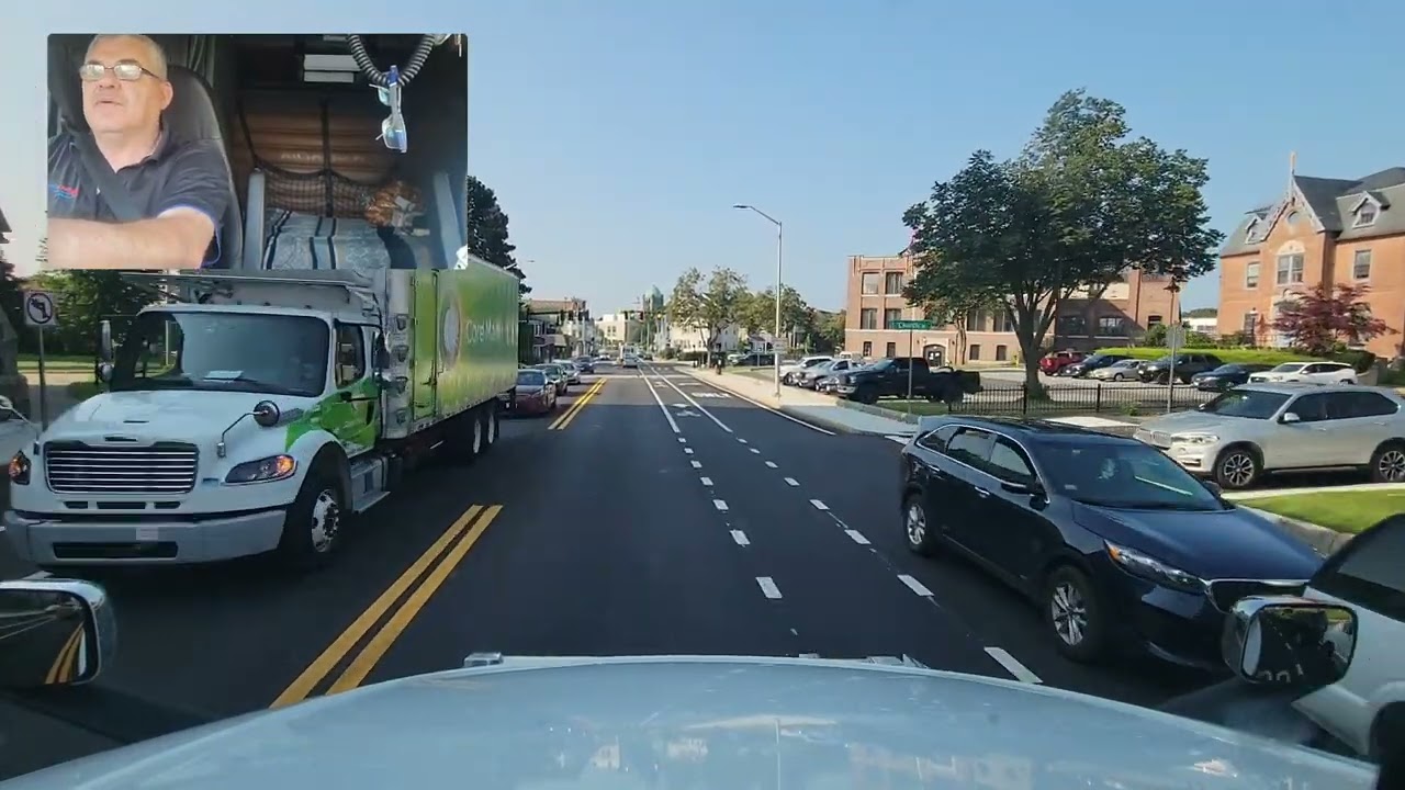 Driving through Taunton MA