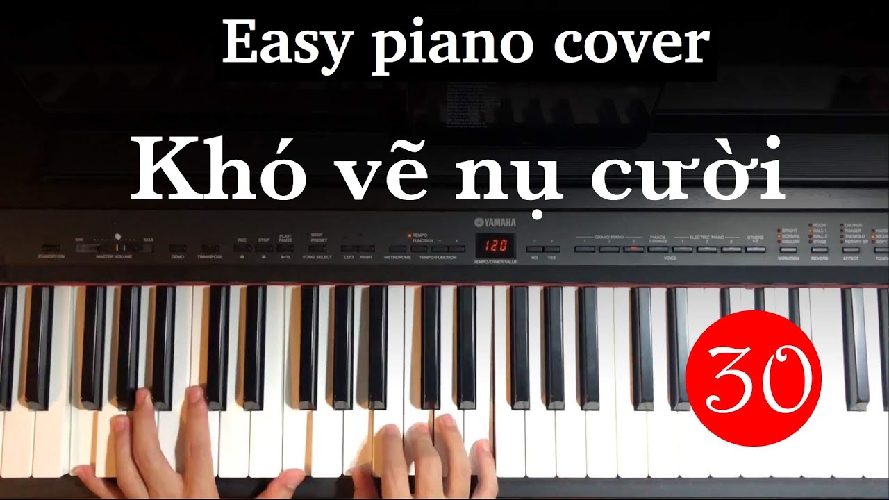 Khó vẽ nụ cười - Đạt G | Easy piano cover tut